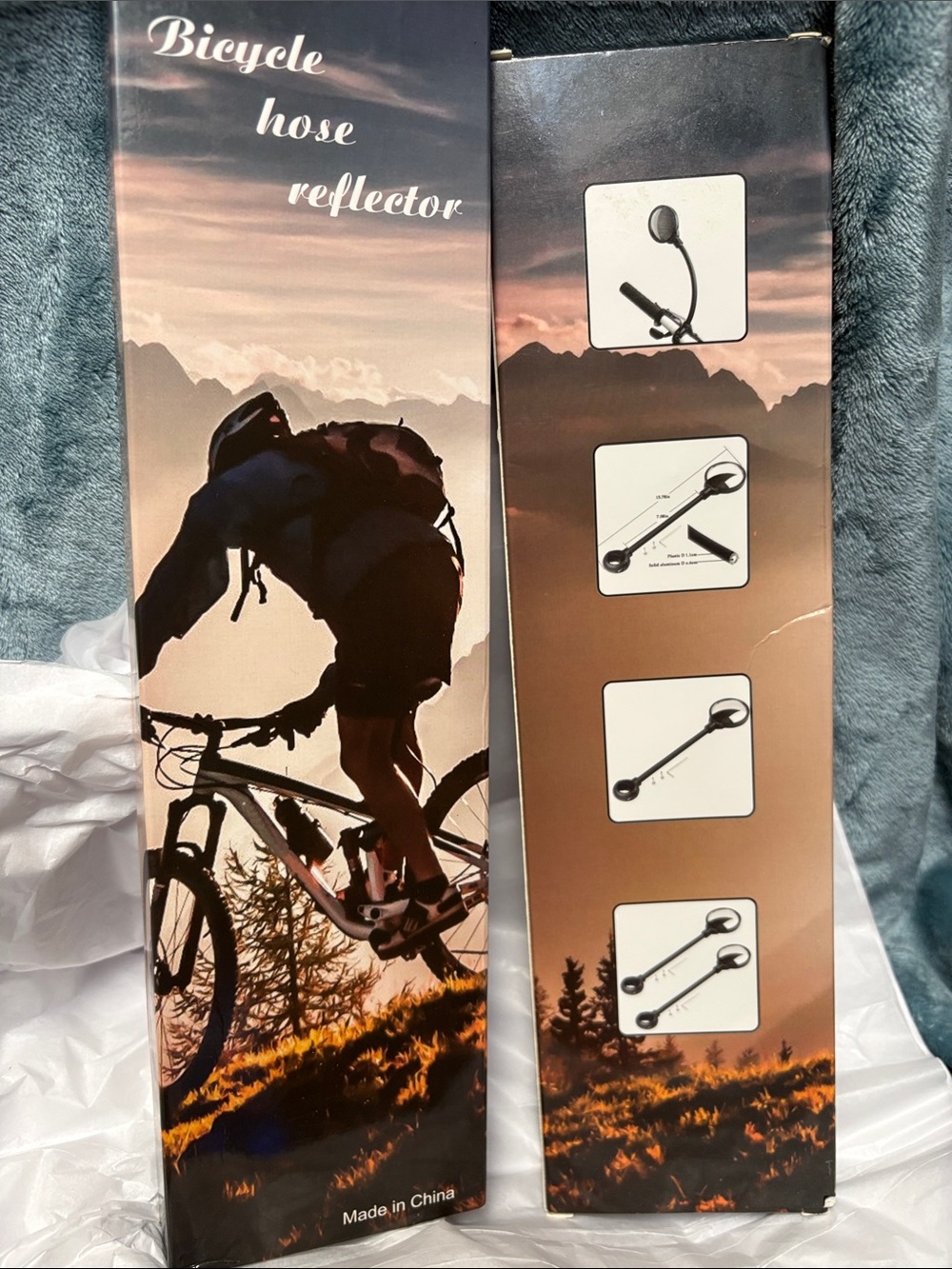 Two 13 inch Bicycle Hose Reflectors - NWT & Packaging. Fits all standard bikes!!